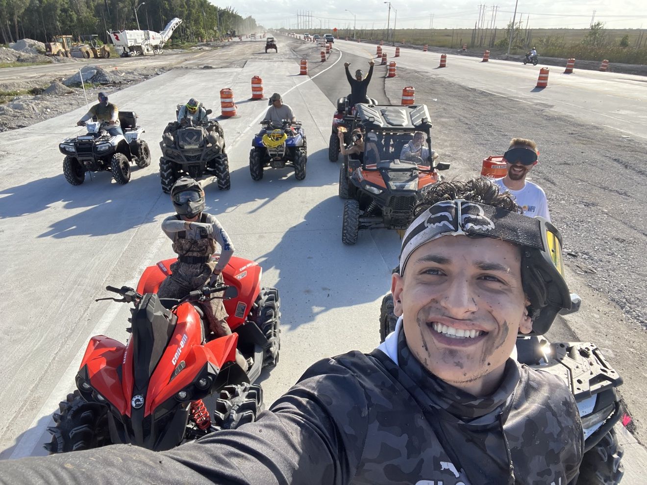 Group ATV selfie